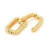 Brass Hoop Earrings EJEW-F273-02B-G-2