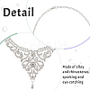 GOMAKERER Crystal Rhinestone Wedding Jewelry Set SJEW-GO0001-02-3