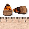 Resin & Wood Pendants WOOD-S061-02O-3