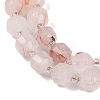 Natural Ferruginous Quartz Beads Strands G-O201B-130F-3