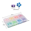 224Pcs 8 Colors Handmade Polymer Clay Beads CLAY-YW0001-53-6