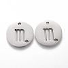 Tarnish Resistant 201 Stainless Steel Pendants STAS-Z001-B-04P-1