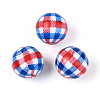 Printed Opaque Acrylic Beads MACR-T048-06A-1