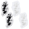 4Pcs 2 Colors Lace Embroidery Sewing Fiber DIY-FG0008-45A-1