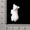 Flocking Opaque Resin Pendants RESI-G123-01B-3