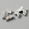 Alloy Rhinestone Cabochons MRMJ-WH0081-31S-1