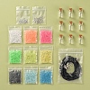 DIY Wishing Bottle Pendant Necklace Making Kit DIY-YW0005-80-5