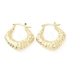 Rack Plating Brass Rhombus Hoop Earrings EJEW-B027-06G-1