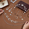 8 Styles Alloy Jewelry Sets SJEW-OC0001-02P-3