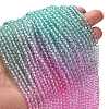 Transparent Painted Glass Beads Strands LS-DGLA-A034-T3mm-A10-2