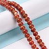 Handmade Fancy Antique Glazed Porcelain Ceramic Round Beads Strands PORC-L019-6mm-08-4