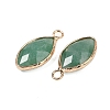 Natural Green Strawberry Quartz Faceted Pendants G-G193-01G-05-2