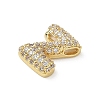 Brass Micro Pave Cubic Zirconia Pendants KK-A300-02G-Z-2