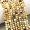 Natural Yellow Opal Beads Strands G-I213-18-4mm-5