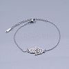 Tarnish Resistant 201 Stainless Steel Link Bracelets LS-BJEW-T011-JN495-1-1