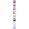 500Pcs Dog Paw Stickers AJEW-S089-05-2