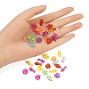 250Pcs 50G Transparent Acrylic Beads TACR-FP0001-04-3