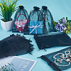50pcs Large Organza Pouches Portable Shoes Bag Travel Storage Drawstring Bags OP-SP0001-03C-02-4