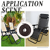 Round Polyester Replacement Elastic Cord for Patio Recliner Chair OCOR-WH0082-107-5
