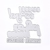 Carbon Steel Cutting Dies Stencils DIY-I083-03P-1