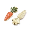 Easter Alloy Enamel Pendants ENAM-E360-01G-03-2