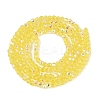 Transparent Glass Beads Strands EGLA-N028-01A-A08-3