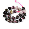 Natural Colorful Tourmaline Beads Strands G-N327-08A-05-3