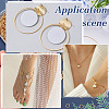 1000Pcs 304 Stainless Steel Open Jump Rings STAS-ME0002-17-4