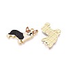 Alloy Enamel Pendants ENAM-N063-03KCG-2
