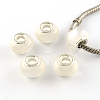 Imitation Cat Eye Resin European Beads LS-X-RPDL-S002-12-1