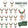 Angel Acrylic Wine Glass Charms AJEW-SC00021-2