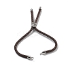Twisted Nylon Cord Silder Bracelets DIY-B066-03P-05-2