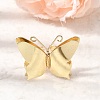 Brass Cuff Open Rings for Women RJEW-F215-02G-1