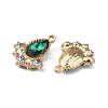 Glass Rhinestone Pendants FIND-TAC0017-07LG-10-2