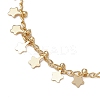 Brass Curb Chain Bracelet Makings AJEW-JB01324-3