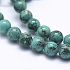 Natural Magnesite Beads Strands TURQ-G148-06-6mm-4