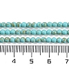 Synthetic Turquoise Beads Strands G-U004-02E-5