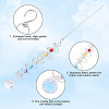 Glass Round Suncatchers Hanging Ornaments HJEW-WH20012-01-6