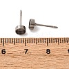 201 Stainless Steel Stud Earring Findings STAS-D379-10A-P-3