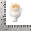 Flocking Opaque Resin Pendants RESI-G123-01X-3