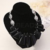 Resin Irregular Beaded Bib Necklaces FS-WG5D234-07-1