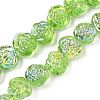 Electroplate Glass Beads Strands EGLA-K061-09A-AB01-1