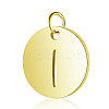 304 Stainless Steel Charms Ion Plating(IP) A-STAS-S105-T514G-I-1