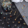 72Pcs 6 Styles Electroplated Glass Beads EGLA-SP0001-42-4