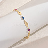 Fashionable Vintage Brass Colorful Enamel Ladies Anklets ME1794-1-1