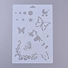 Plastic Reusable Drawing Painting Stencils Templates DIY-E015-18C-2