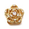 Brass Pave Cubic Zirconia Multi-strand Links KK-F913-10G-03-1