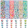 1890Pcs Two Tone ABS Plastic Imitation Pearl Beads Sets DIY-WH20010-19B-1