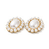 ABS Imitation Pearl Cabochons PALLOY-E026-02G-3