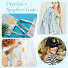 8Pcs Polyester Clothing Patches PATC-MA0001-39-5